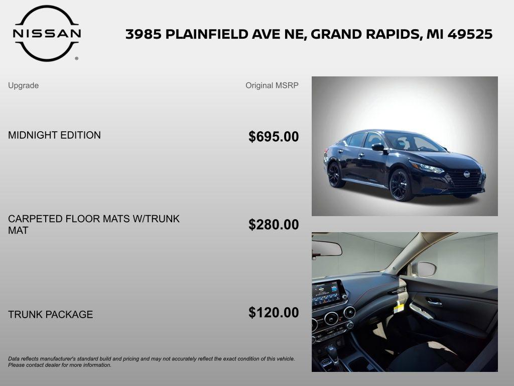 new 2025 Nissan Sentra car, priced at $23,967