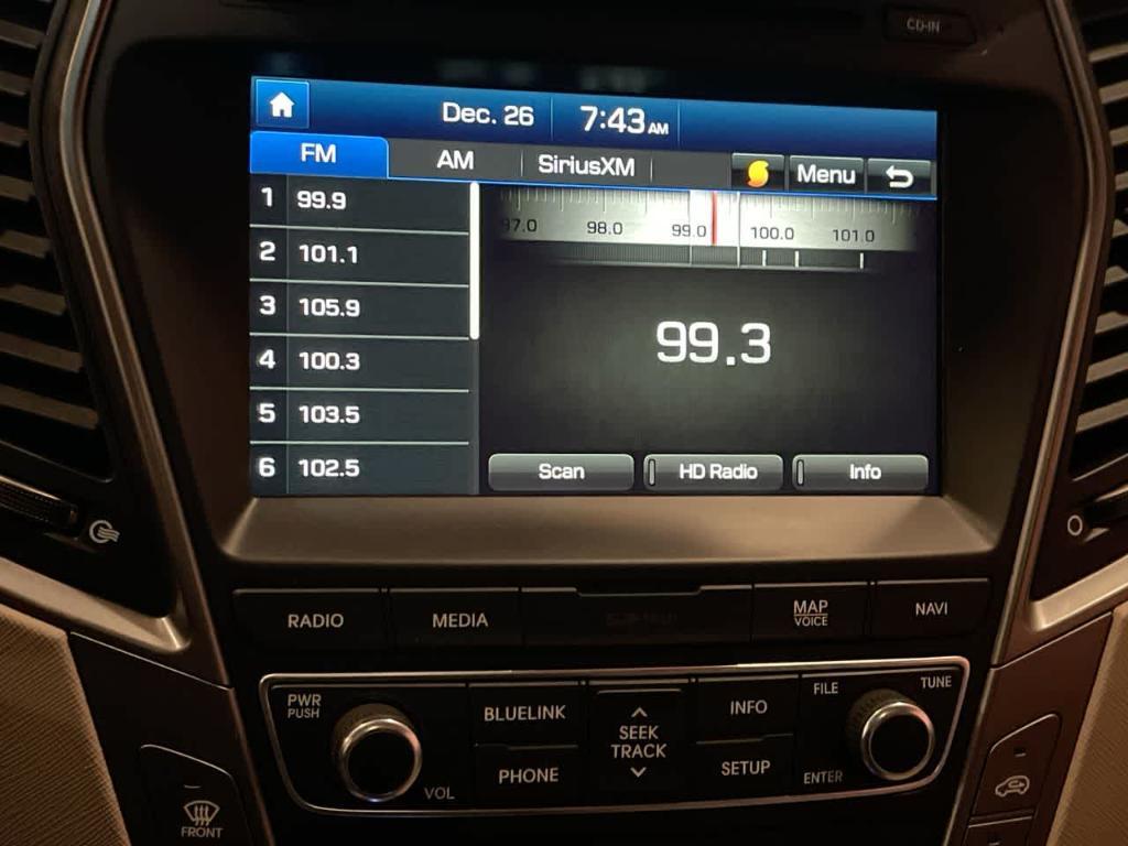 used 2017 Hyundai Santa Fe Sport car, priced at $15,043