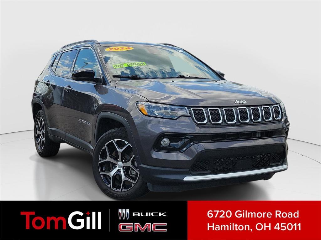 used 2024 Jeep Compass car, priced at $21,494