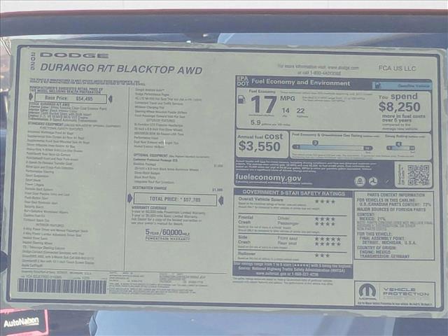 new 2025 Dodge Durango car, priced at $47,990