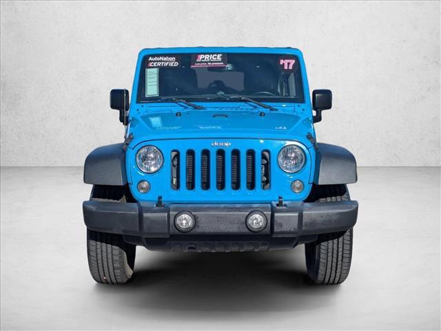 used 2017 Jeep Wrangler Unlimited car, priced at $19,991