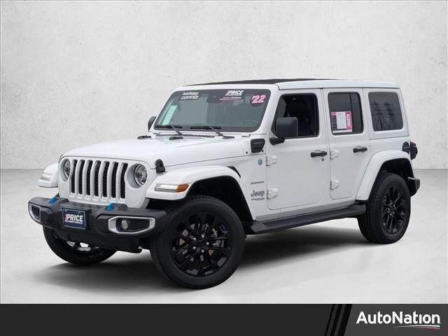 used 2022 Jeep Wrangler Unlimited 4xe car, priced at $26,880
