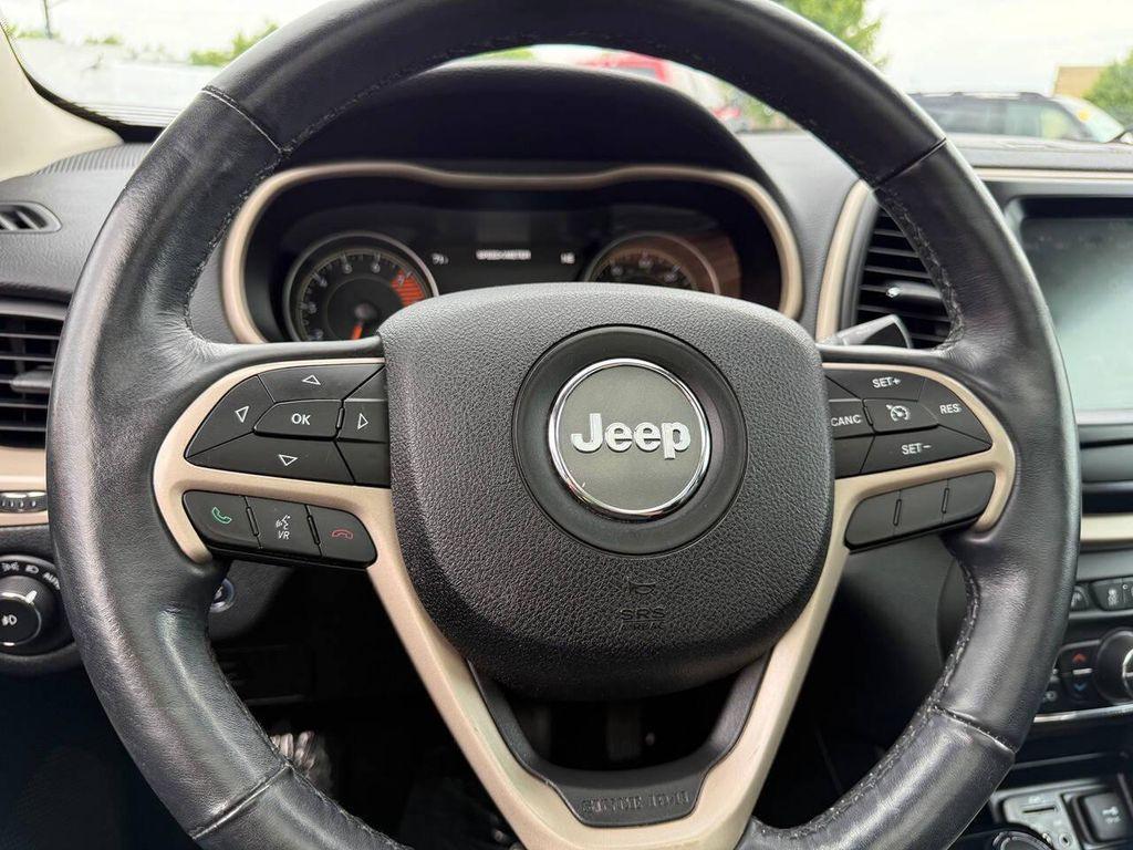 used 2016 Jeep Cherokee car, priced at $14,000