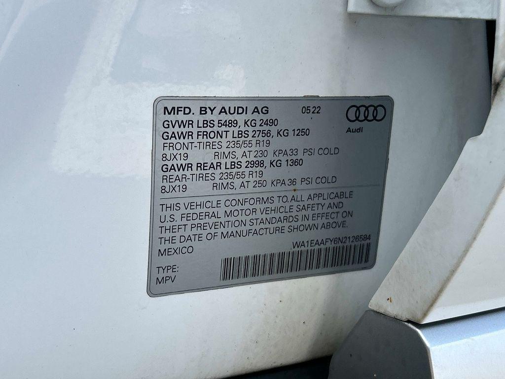 used 2022 Audi Q5 car, priced at $20,885