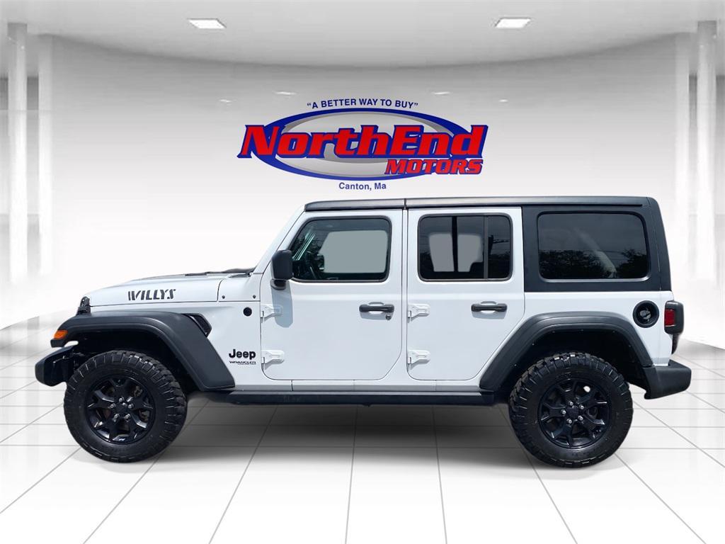 used 2021 Jeep Wrangler Unlimited car, priced at $27,750