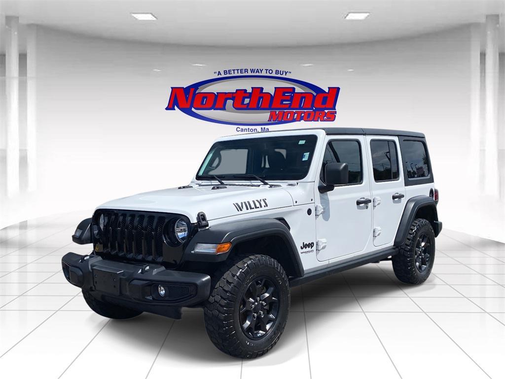 used 2021 Jeep Wrangler Unlimited car, priced at $27,750