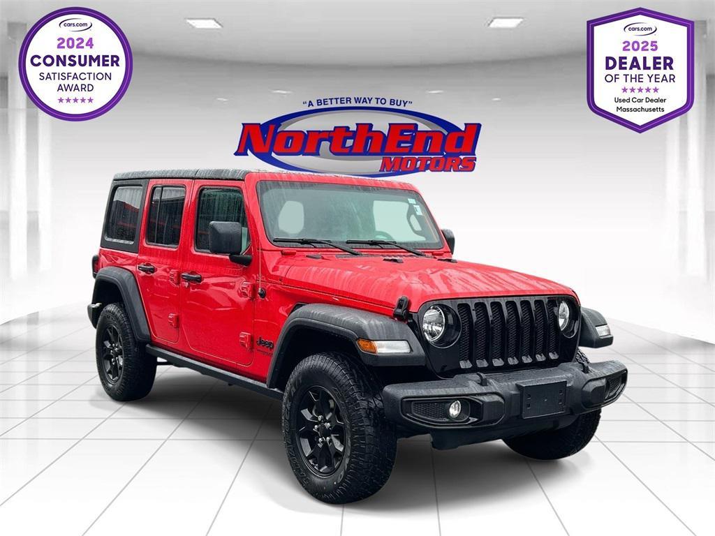 used 2022 Jeep Wrangler Unlimited car, priced at $28,900