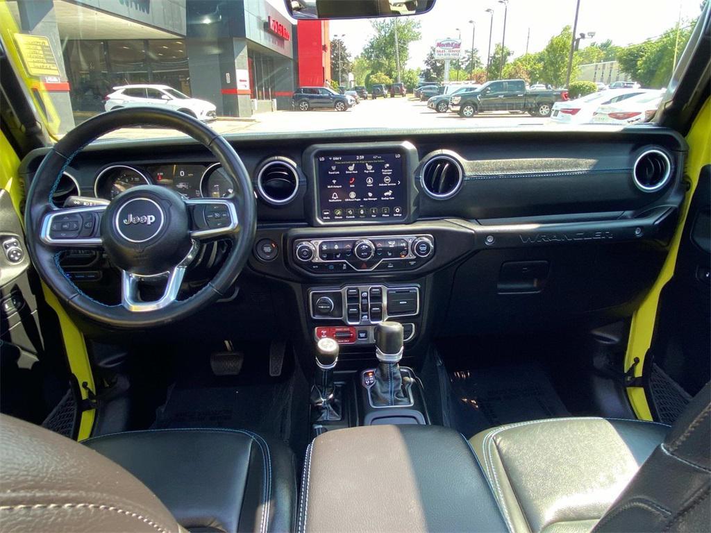 used 2022 Jeep Wrangler Unlimited 4xe car, priced at $36,500