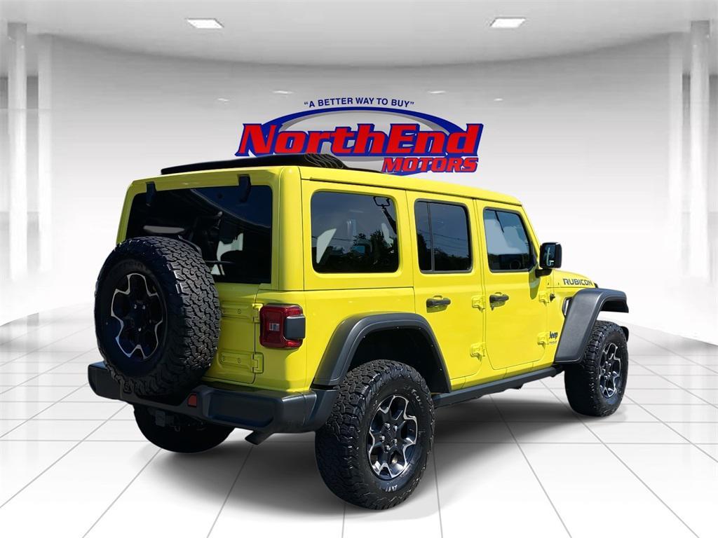 used 2022 Jeep Wrangler Unlimited 4xe car, priced at $36,500