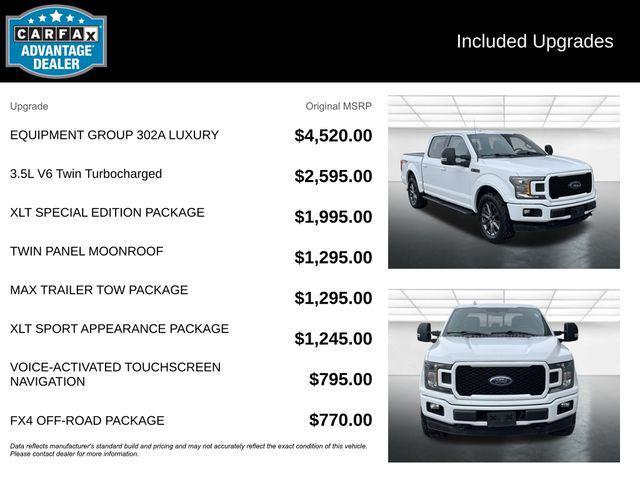 used 2018 Ford F-150 car, priced at $17,995