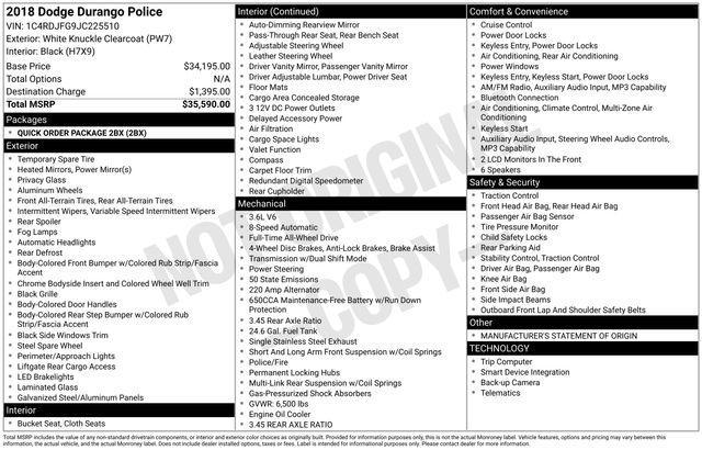 used 2018 Dodge Durango car, priced at $10,500