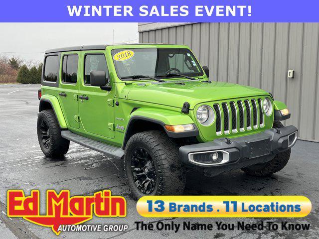 used 2018 Jeep Wrangler Unlimited car, priced at $19,995
