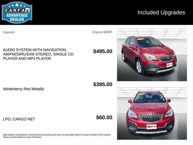 used 2016 Buick Encore car, priced at $13,750