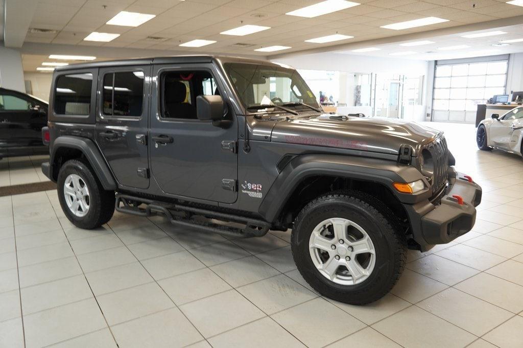 used 2021 Jeep Wrangler Unlimited car, priced at $23,923