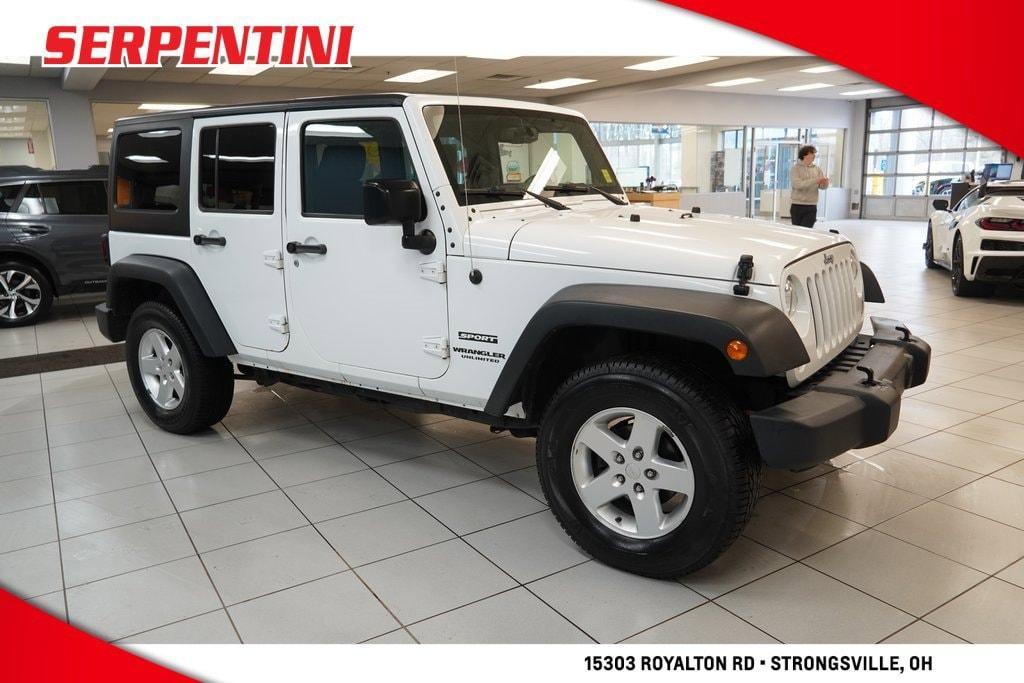 used 2015 Jeep Wrangler Unlimited car, priced at $13,400