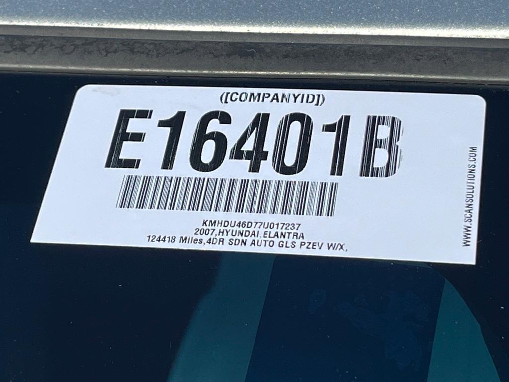 used 2007 Hyundai Elantra car