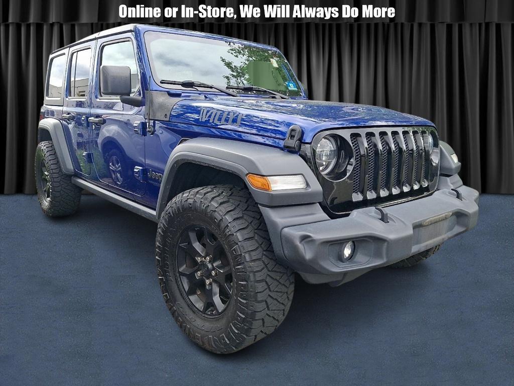 used 2020 Jeep Wrangler Unlimited car, priced at $23,900