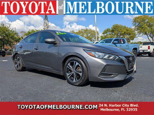 used 2021 Nissan Sentra car, priced at $10,864