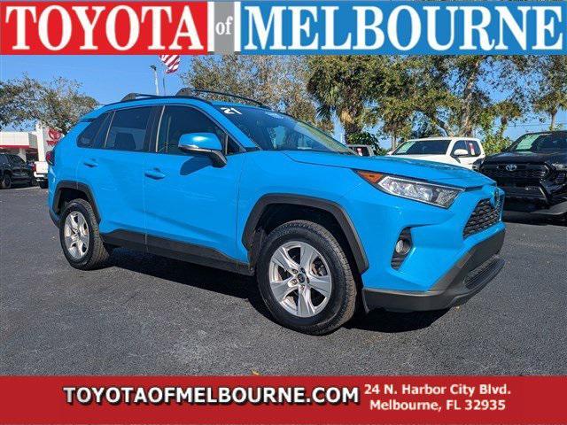 used 2021 Toyota RAV4 car, priced at $18,499