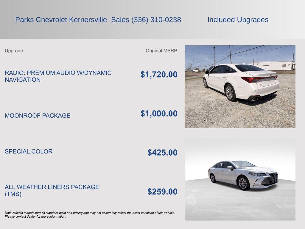 used 2021 Toyota Avalon car