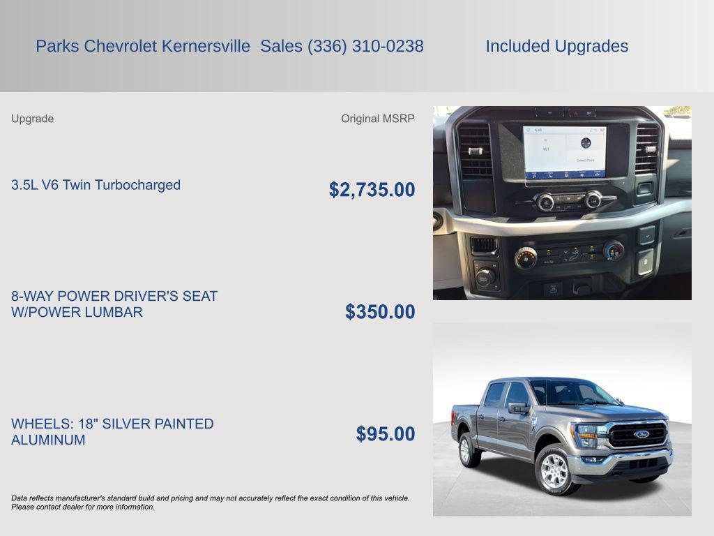 used 2023 Ford F-150 car, priced at $39,502