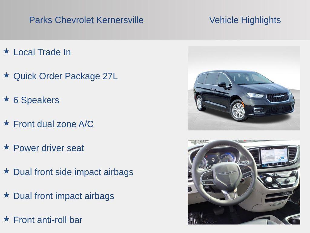 used 2024 Chrysler Pacifica car, priced at $25,350