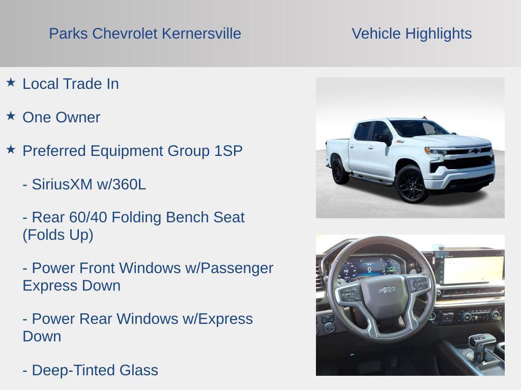 used 2024 Chevrolet Silverado 1500 car, priced at $47,000