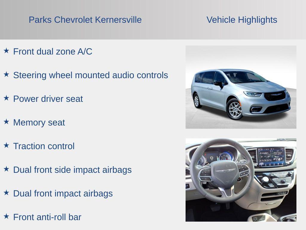 used 2024 Chrysler Pacifica car, priced at $23,257