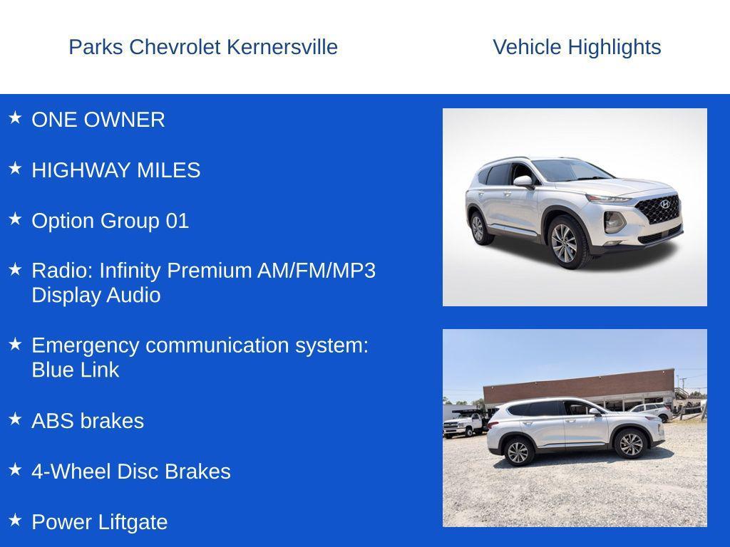 used 2019 Hyundai Santa Fe car, priced at $12,002