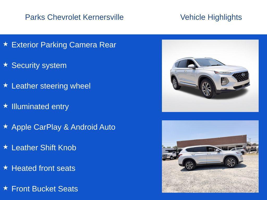 used 2019 Hyundai Santa Fe car, priced at $12,002