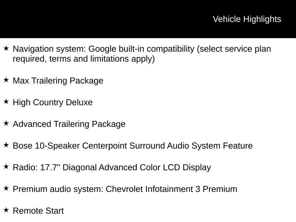new 2026 Chevrolet Tahoe car, priced at $90,180