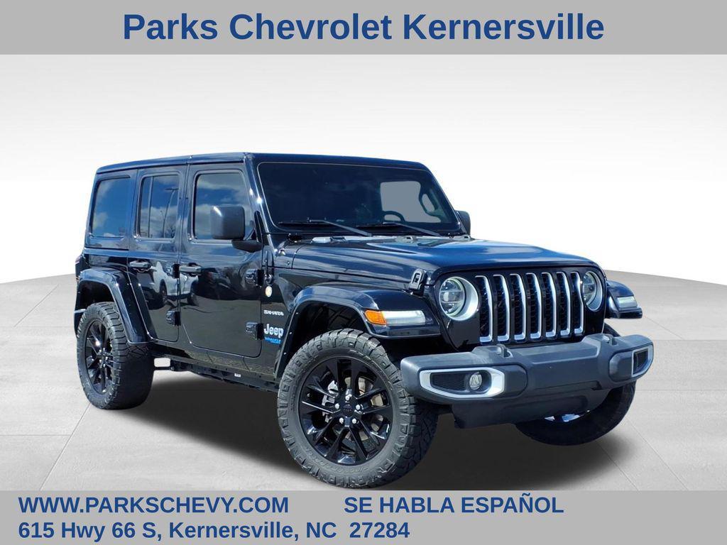 used 2021 Jeep Wrangler Unlimited 4xe car, priced at $23,250