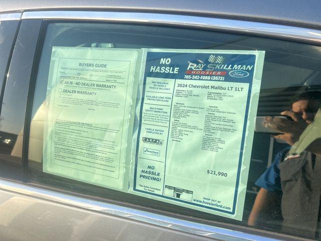 used 2024 Chevrolet Malibu car, priced at $19,490