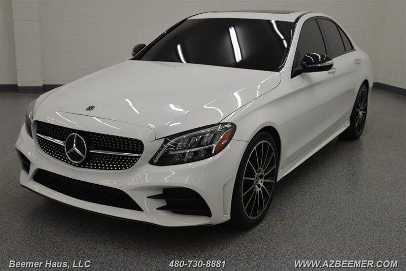 used 2021 Mercedes-Benz C-Class car, priced at $24,998