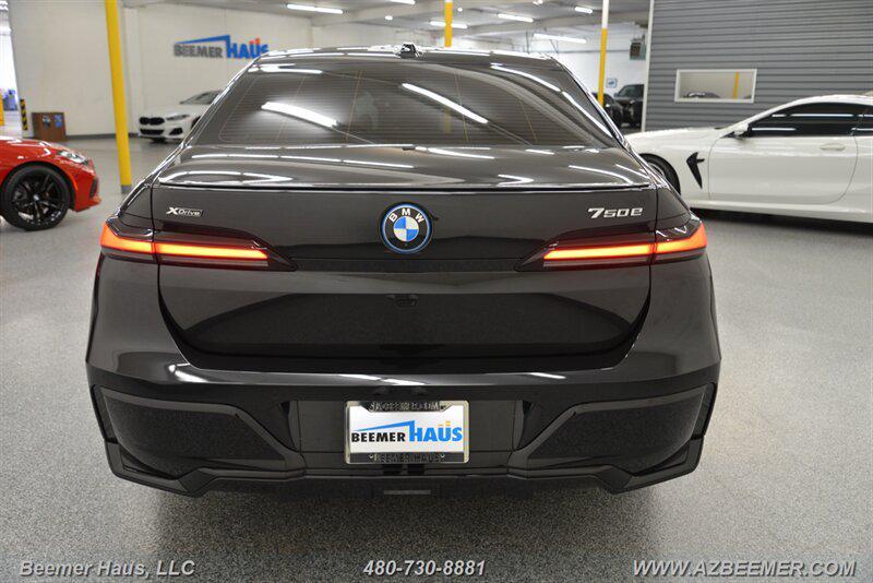 used 2025 BMW 750e car, priced at $89,998