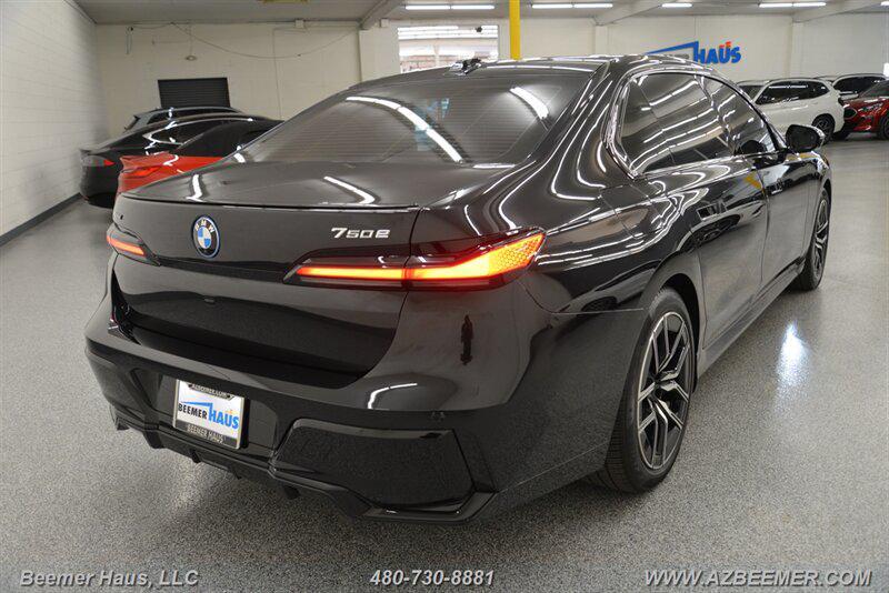 used 2025 BMW 750e car, priced at $89,998