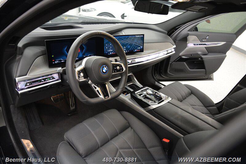used 2025 BMW 750e car, priced at $89,998