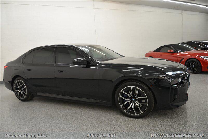 used 2025 BMW 750e car, priced at $89,998