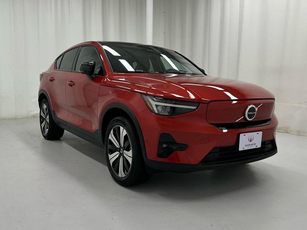 used 2023 Volvo C40 Recharge Pure Electric car, priced at $23,877