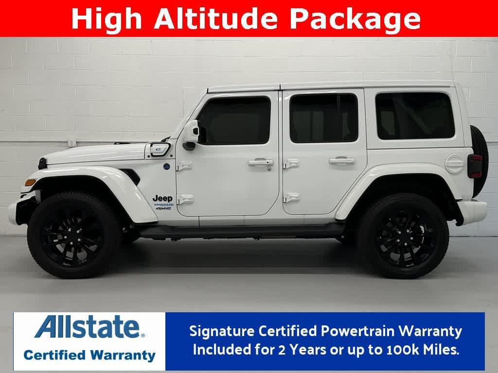 used 2021 Jeep Wrangler Unlimited 4xe car, priced at $28,887