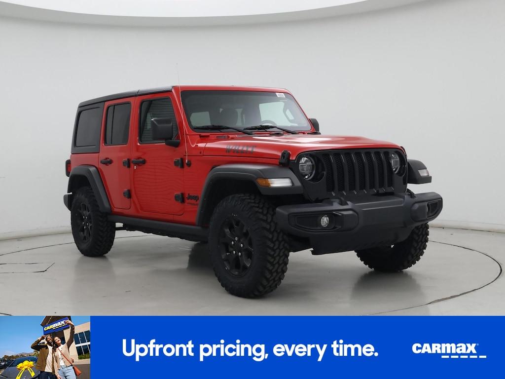 used 2021 Jeep Wrangler car, priced at $27,998