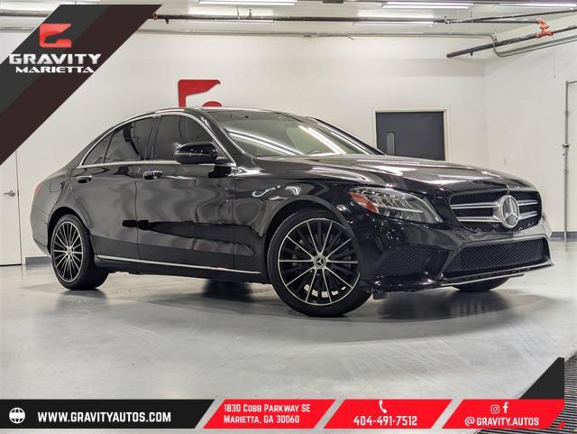 used 2021 Mercedes-Benz C-Class car, priced at $22,899