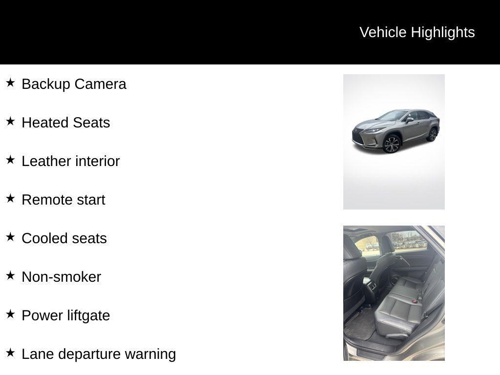 used 2022 Lexus RX 350 car, priced at $43,662