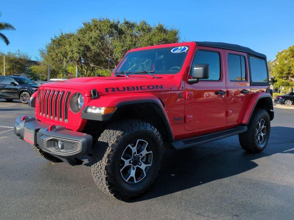 used 2022 Jeep Wrangler Unlimited car, priced at $37,000