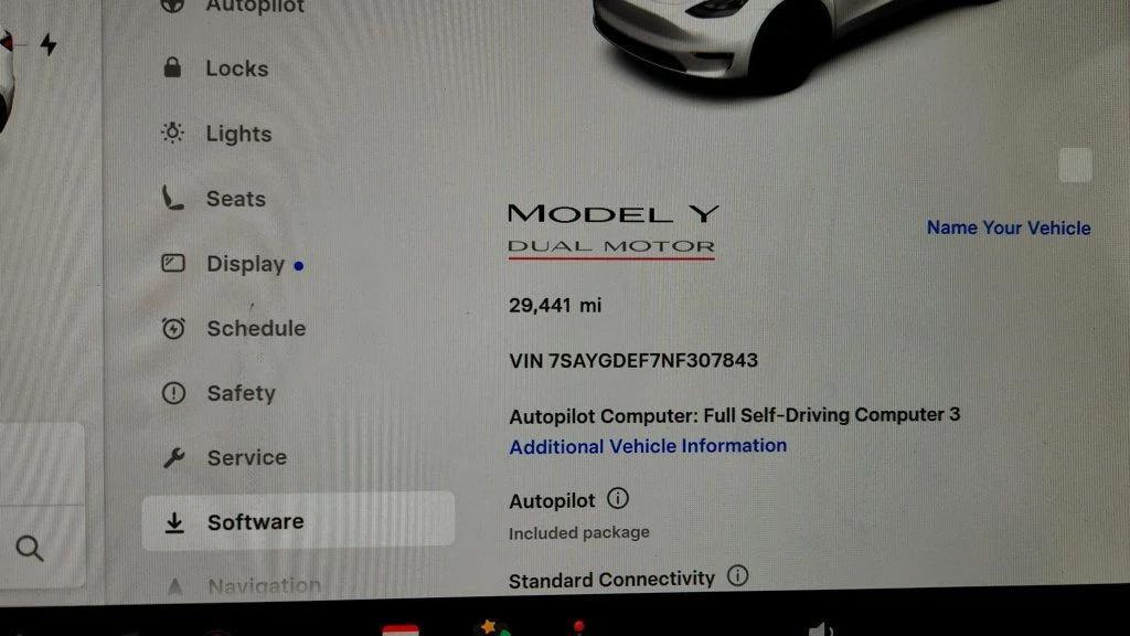 used 2022 Tesla Model Y car, priced at $27,995