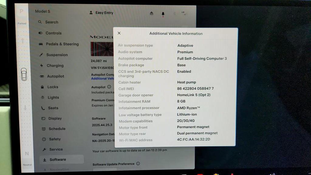 used 2021 Tesla Model S car, priced at $46,995