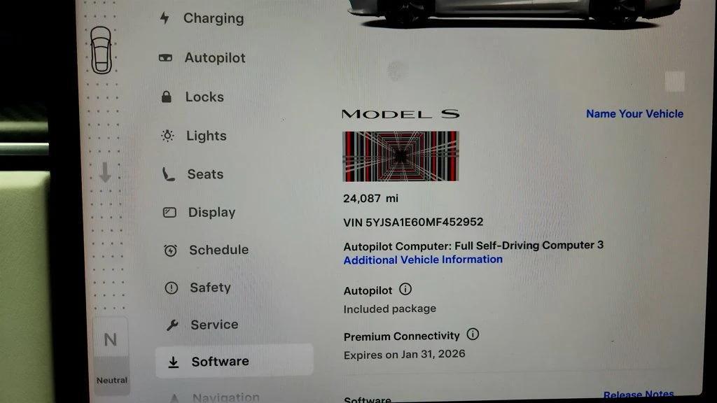 used 2021 Tesla Model S car, priced at $46,995