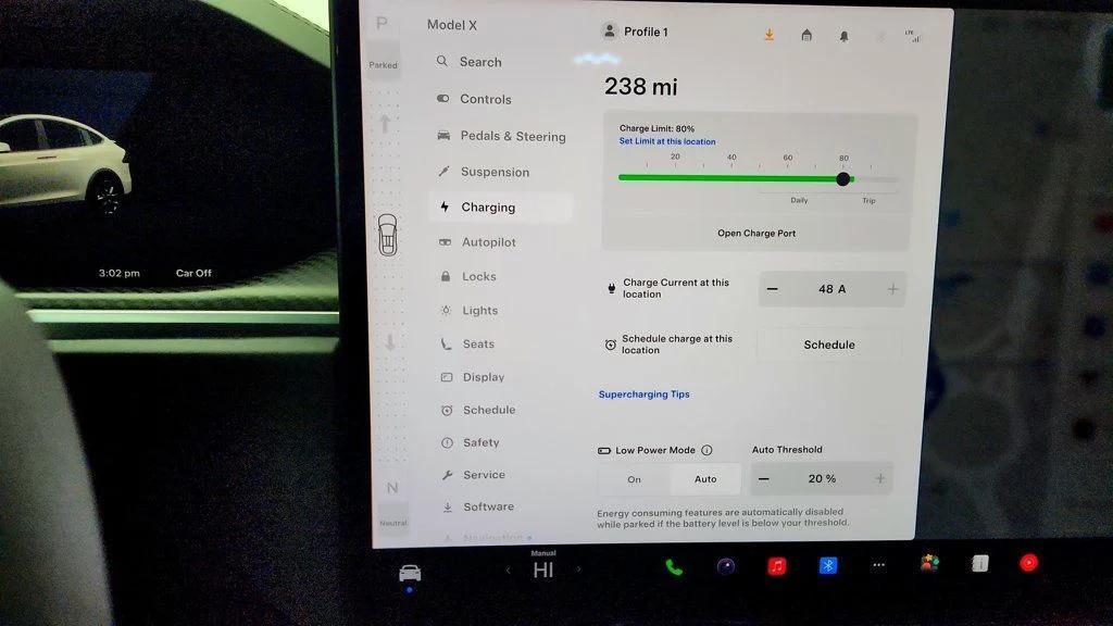 used 2022 Tesla Model X car, priced at $57,495
