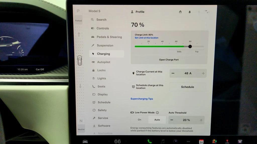 used 2022 Tesla Model S car, priced at $48,495
