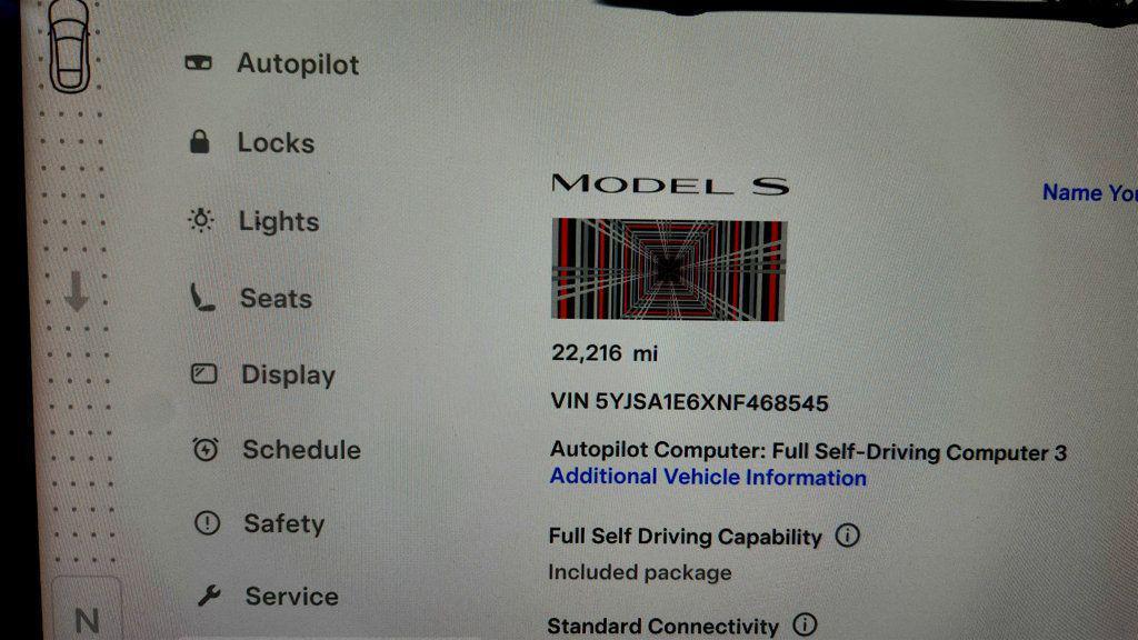 used 2022 Tesla Model S car, priced at $55,995